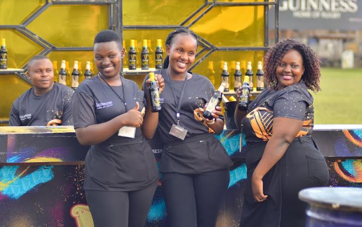 Guinness joins fans to cheer on Rugby Cranes with perfect serve